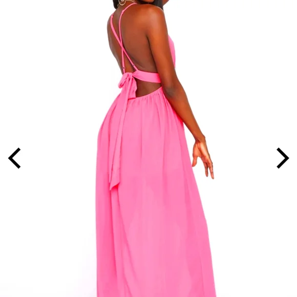 Tie-back Maxi Dress - Picture 2 of 4